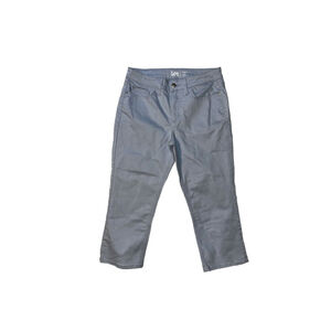 Women's Lee Jeans Capri Pants Size 10M Gray Light Lavender